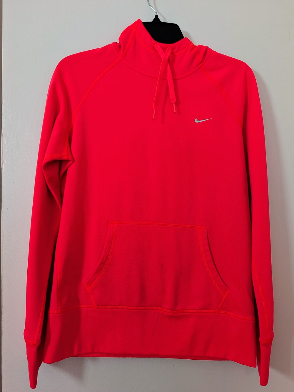 Nike Women's Neon Pink Pullover Hoodie Sweatshirt
